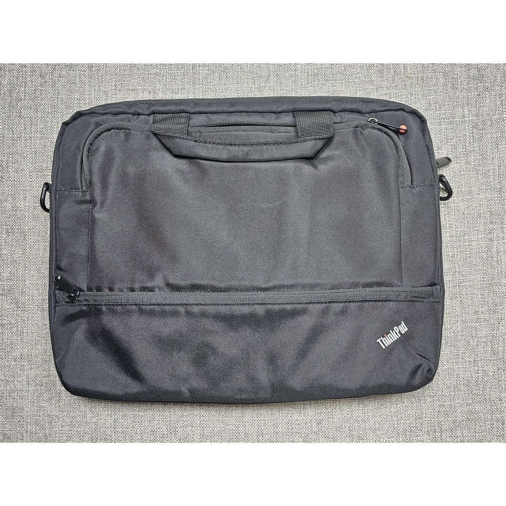 Lenovo ThinkPad Laptop Bag Case Mens Large Black Padded Briefcase Carrying Work